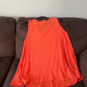Ashley Stewart Orange Sleeveless Blouse